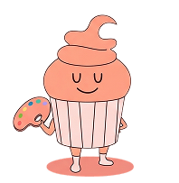 Cupcake mascot
